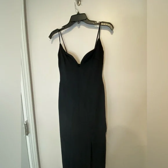 VTG 90s/Y2K Nicole Miller Sexy Black Evening Dress - Picture 2 of 13